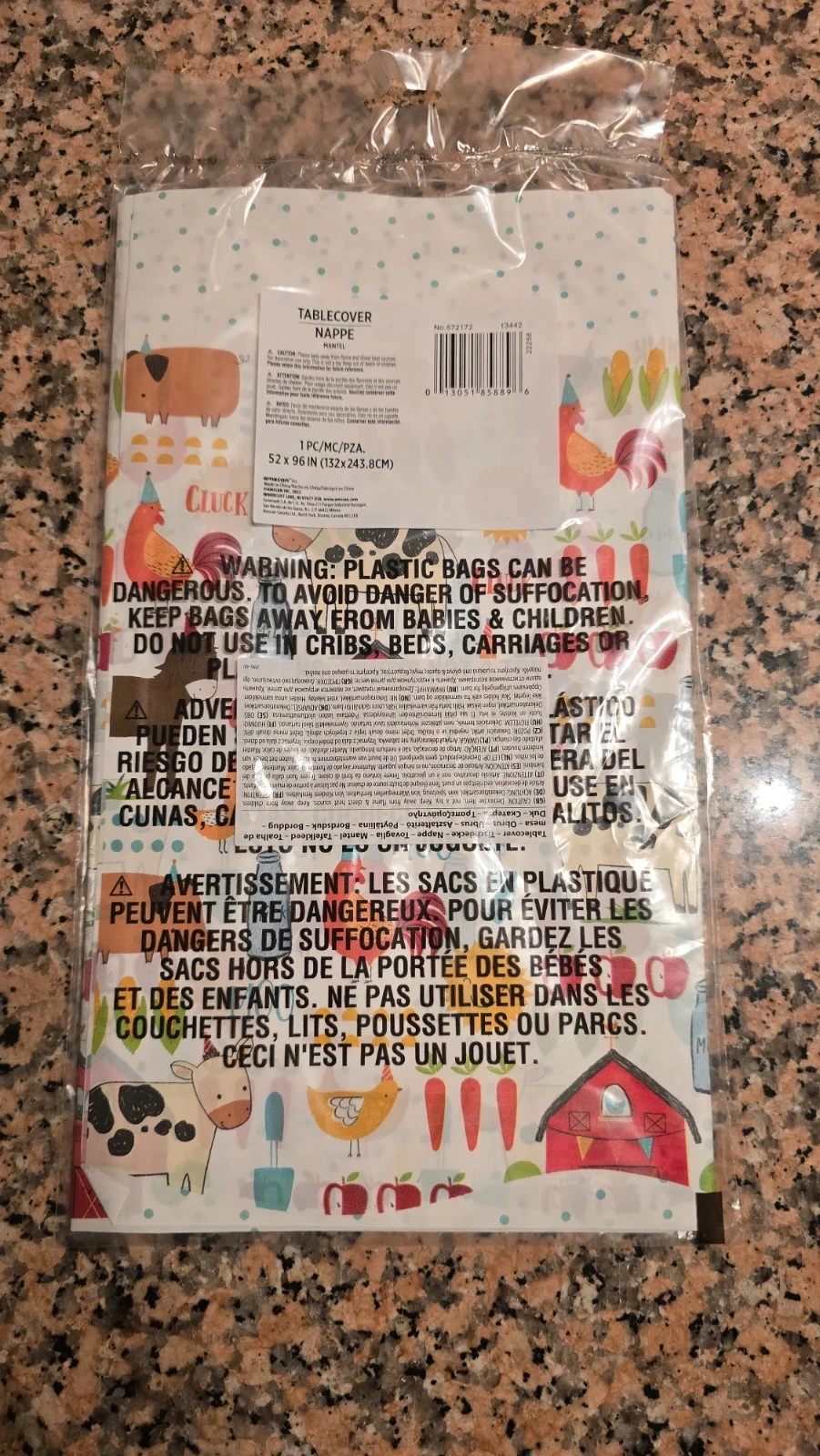 Nappe thème ferme neuf – photo 2